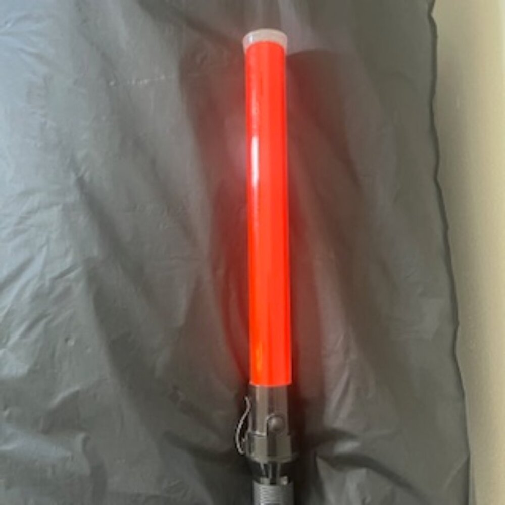 Traffic Safety Wand Red Flashlight Control Baton 21” Long 3 Light Modes‎ - Picture 5 of 10